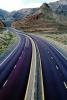 dashed lines, Interstate Highway I-15, Road, Roadway, Northwestern Arizona, vanishing point, VCRV11P03_08