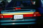 tail light, Ford Escort LX, car, sedan, automobile, vehicle, VCRV11P12_08