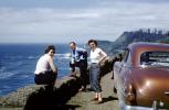 1951 Pontiac Chieftain Deluxe, car, automobile, motel, Gold Beach Oregon, 1953, 1950s, VCRV13P03_01