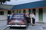 1951 Pontiac Chieftain Deluxe, car, motel, Gold Beach Oregon, 1953, 1950s, VCRV13P03_02