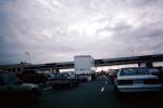 Highway, overpass, trucks, cars, Level-F traffic jam, VCRV14P12_09