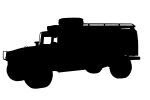 Hummer, Hum Vee silhouette, logo, shape, VCRV15P06_12M