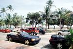 Mercedes Benz, Miami Beach, palm trees, car, sedan, automobile, vehicle, VCRV16P14_11