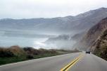 Double Yellow Line, Divide, Road, Roadway, Highway, S-curve, PCH, Pacific Coast Highway-1, VCRV17P07_08