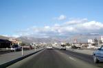 Road, Roadway, Highway, cars, buildings, hills, mountains, VCRV17P08_03