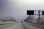 Interstate Highway I-80, Fog, Road, Roadway, Highway