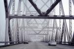 Haze, Fog, Foggy, Carquinez Bridge, cantilever bridge, Interstate Highway I-80, Road, Roadway, Highway