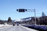 Interstate Highway I-80, Road Info AM 1610, Roadway, Sierra-Mountains, snow, ice, cold, trees, forest, VCRV17P08_12