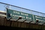 Exposition Blvd, Freeway, Highway, Interstate, Road, VCRV17P12_16