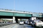 vehicle, level-F traffic, Hollywood Freeway 101, overpass