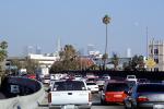 car, sedan, automobile, vehicle, level-F traffic, Hollywood Freeway 101