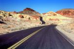 Valley of Fire, east of Las Vegas Nevada, Road, Roadway, Highway, VCRV18P11_11