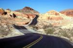 Valley of Fire, east of Las Vegas Nevada, Road, Roadway, Highway, VCRV18P11_12