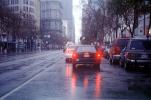 rain, dusk, taillights, wet, slippery, inclement weather, Rainy, Bad Driving Conditions, Market Street, VCRV18P12_17