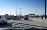 Road, Roadway, Interstate Highway I-94, skyway, skyline, cars, automobiles, vehicles