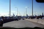 Road, Roadway, Interstate Highway I-90, skyway, skyline, cars, automobiles, vehicles