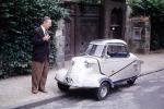 Mi-Val Milano, Microcar, Mini Car, 3-Wheeler, Tri-Wheeler, Three-Wheeler, Mini-car, Minicar, automobile, 1950s, VCRV19P01_19