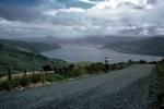 Road, Roadway, Highway, gravel, lake, valley, clouds, VCRV19P15_04