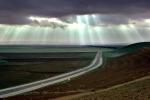 Highway, Freeway, Road, Crepuscular Rays, 1975, VCRV19P15_08
