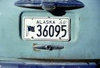36095, Alaska License Plate, Plymouth, Fairbanks, September 1960, 1960s