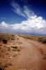 Dirt Road, Highway, Roadway, unpaved, cumulonimbus cloud, Cumiliform, Durango, Colorado, VCRV20P03_11