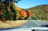 Road, Highway, Fall Colors, autumn, Vermont, USA