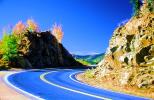 Curve, Road, Highway, autumn