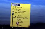 Offenburg, Baden-WŸrttemberg, Germany, Autobahn, Caution, warning