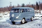Volkswagen Van, automobile, Winter, Akron, Ohio, 1950s, VCRV20P15_11