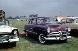 1950 Ford Custom Deluxe Coupe, two-door car, automobile, chrome grill, 1950s, VCRV21P07_13