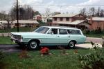 Ford Country Squire Station Wagon, Car, suburbia, suburban, lawn, homes, houses, 1969, 1960s, VCRV21P08_11