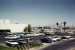 Parking Lot, Shopping Center, Ford, Chevy, Hacienda Resort Hotel and Casino, 1958, 1950s, VCRV21P08_16