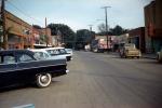 Main Street anytown, Cars, Chevrolet Pickup Truck, California, November 1958, 1950s, VCRV21P11_03