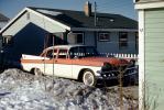 Dodge Custom Royal, car, house, snow, four-door sedan, 1959, 1950s, VCRV21P12_11