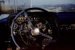 Steering Wheel, Dashboard, dials, instruments, car, 1950s