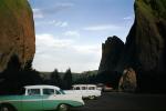 1956 Chevy Bel Air, four-door sedan, car, Nash Rambler station wagon, 1950s, VCRV22P03_03