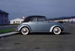 Volkswagen Beetle, Car, Automobile, Cabriolet, 1950s