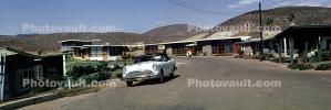 Panorama of Hussong's El Morro Cabanas, 1954 Buick Century, Car, Ensenada, Mexico, 1958, 1950s, VCRV22P05_14B
