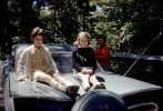 1959 Chevy Impala, cabriolet, Smiling Girls, July 1961, 1960s, VCRV22P07_10