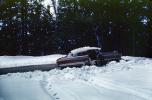 Car in the Snow, Chevy, 1950s, VCRV22P07_18