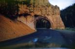 Red Arch Road Tunnel, near Bryce Canyon National Park, Natural Bridge, Panguitch, 1950s
