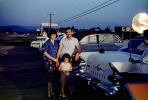 Oldsmobile, Parents, Daughter, Man, Woman, Car Museum, 1950s