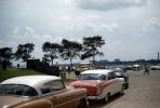 Parked Cars, Chevy, Dodge, 1950s, VCRV22P15_16