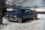 1951 Ford Mercury, 4-door sedan, Car, Dagmar Bumps, whitewall tires, 1950s