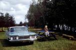 1959 Oldsmobile Ninety-Eight, Boy, Picnic Table, 1950s, VCRV23P06_18
