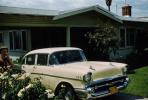 Chevy Bel Air, 4-door sedan, Home, House, 1950s, VCRV23P11_01
