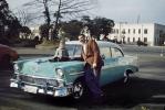 1956 Chevrolet Bel Air, Man, Son, 1950s