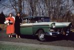 1957 Ford Fairlane, Women, Coats, 1950s, VCRV24P02_09