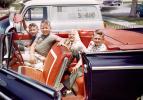 Kids inside a Cabriolet Car, 1950s, VCRV24P09_04