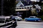 Cadillac, Ford, Buick, Restaurant, buidling, 1950s